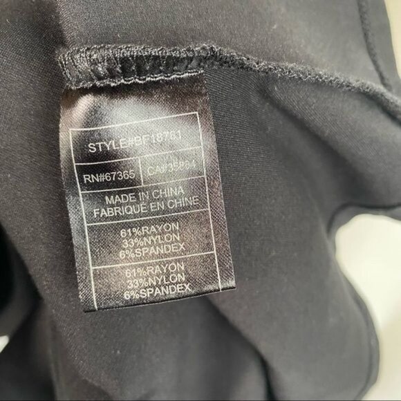 BB Dakota Little Black Dress Skater Style Skirt Open Back Dress Size XS - Picture 10 of 10